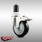 Service Caster 4 Inch 316SS Black Poly Swivel 1-1/2 Inch Expanding Stem Caster Lock Brake SCC SCC-SS316TTLEX20S414-PPUB-BLK-112 - alternate 3